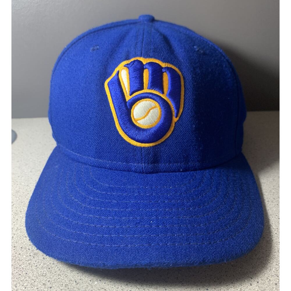 Milwaukee brewers newera 59fifty 7 authentic collection